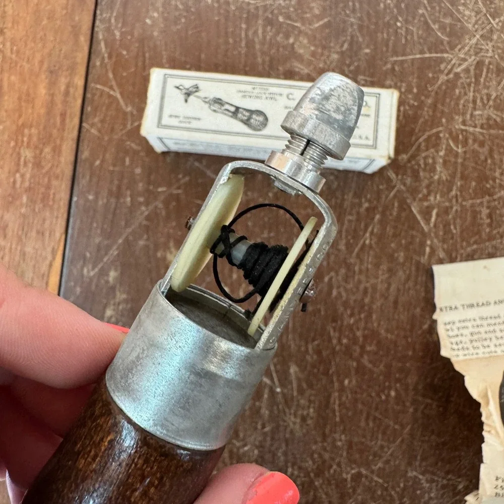 Vintage C.A. Myers Lock Stitch‎ Sewing Awl Chicago Leather Repair Tool
